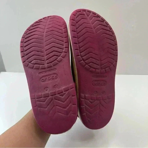 Crocs Slip On Clog Sun Devils Adult Mens Size 9 - Womens Size 11 Purple - Picture 7 of 8